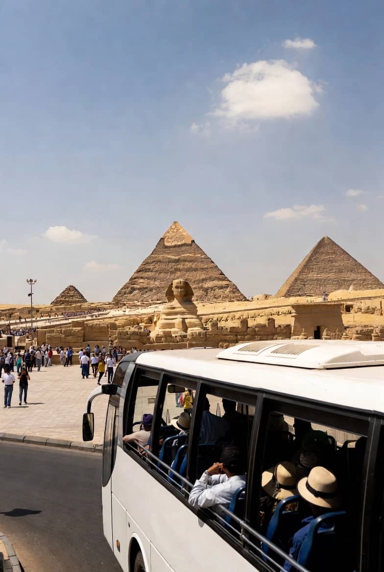 Day Trip to the Pyramids & the GEM from Cairo Airport