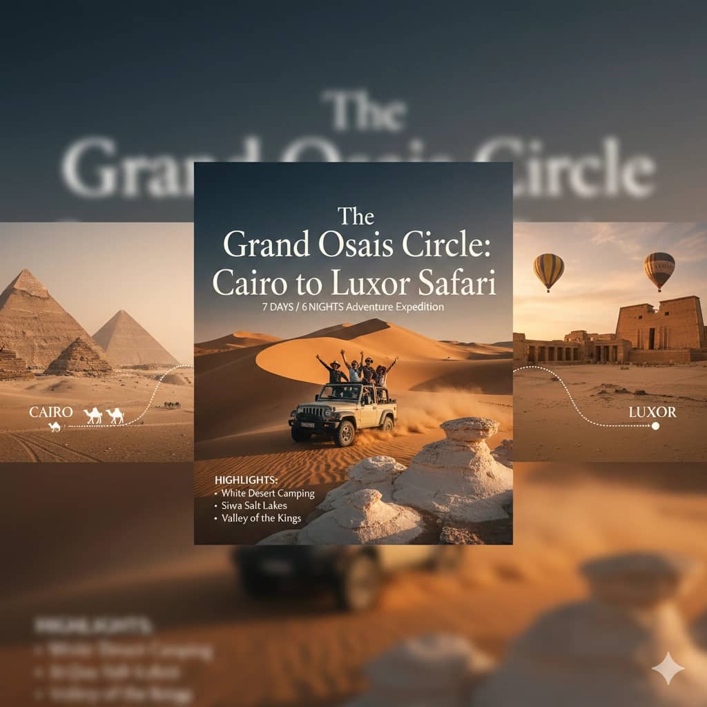 The Grand Oasis Circle: Cairo to Luxor Safari