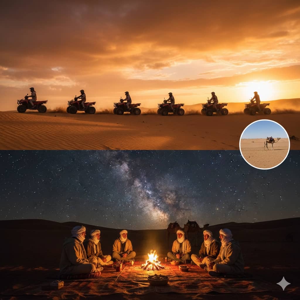 Sahara Desert Adventure: Quad Biking & Camel Trek