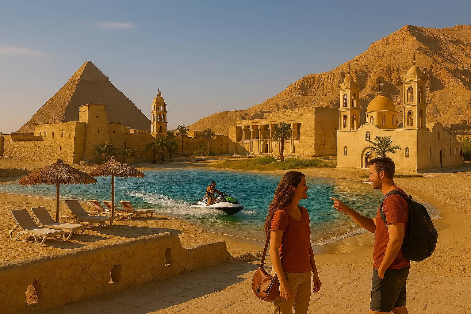 Sokhna Beach Day-Use with Optional Jet Ski Adventure