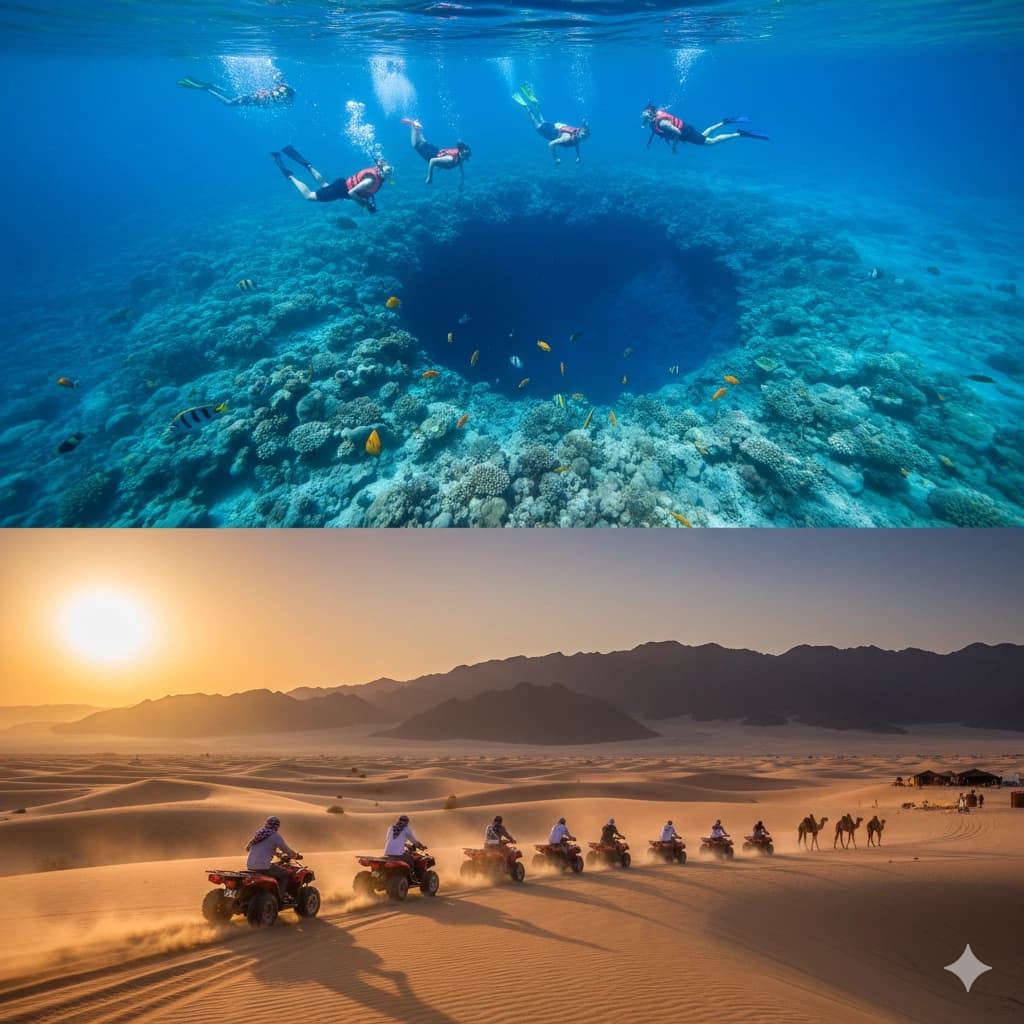 Blue Hole Snorkeling & Dahab Desert Safari