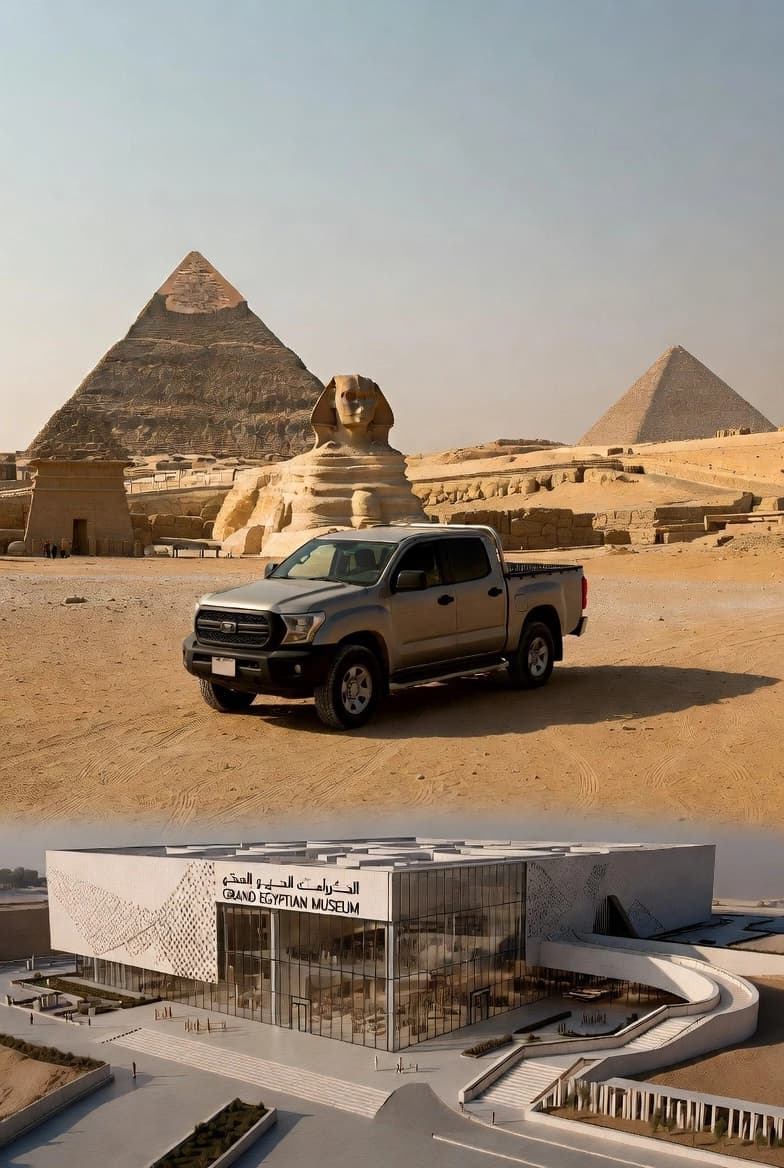 Giza Pyramids, National & Grand Egyptian Museums
