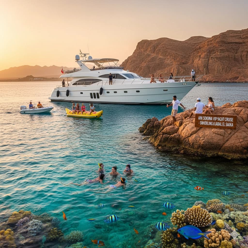 Ain Sokhna VIP Yacht Cruise: Snorkeling & Jabal El Sakka